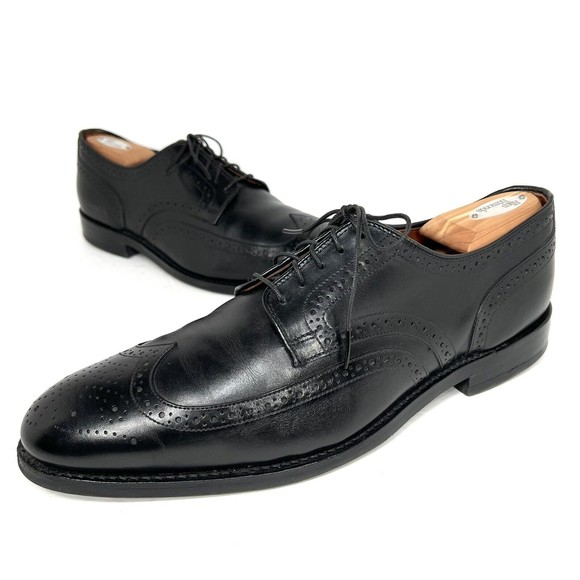 Allen Edmonds Lombard Brogue Oxfords Size 12 D Black